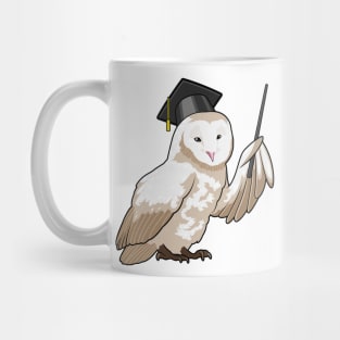 Owl as Teacher with Pointer Mug